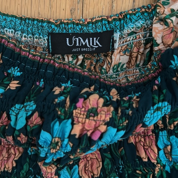 UIMLK | Milkmaid Floral Dress | On or Off the Shoulder | size S - Picture 3 of 4